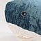 М'яка іграшка Акула, 140 см, Синя / Іграшка плюшева обіймашка / Дитяча іграшка подушка, фото 8