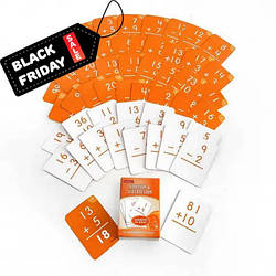 Набір карток з прикладами на додавання та віднімання (52 штуки) Lakeshore