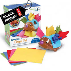 Тактильна іграшка-сортер із хустками Їжачок Спайк Learning Resources