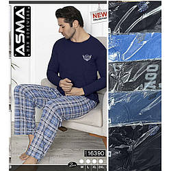 Піжама для чоловіків Туреччина в упаковці різні кольори "Байка" Розміри: 44,46,48,50,52 (51002)