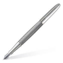 Ручка перова Porsche Design Fountain Pen TecFlex Steel P3110, перо F, 188541