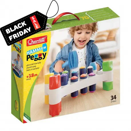 Молоточок Peggy: Розвивальна гра Quercetti, фото 1