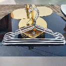 Металеві вішалки плічки 41 см срібні для одягу 5 шт упаковка, фото 4