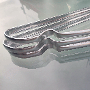 Металеві вішалки плічки 41 см срібні для одягу 5 шт упаковка, фото 6