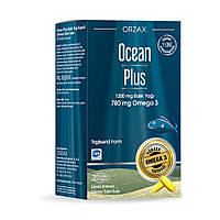 Orzax Ocean Plus / Омега 3 риб'ячий жир з ЕПК та ДГК 780 мг 30 капсул 03/2026