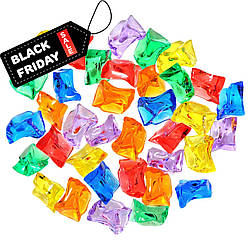 Прозорі фігурки Скарби ( 36 шт) для рахунку та сенсорних ігор