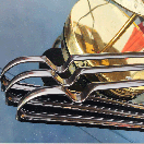 Металеві вішалки плічки 41 см бронзові для одягу 5 шт упаковка, фото 5