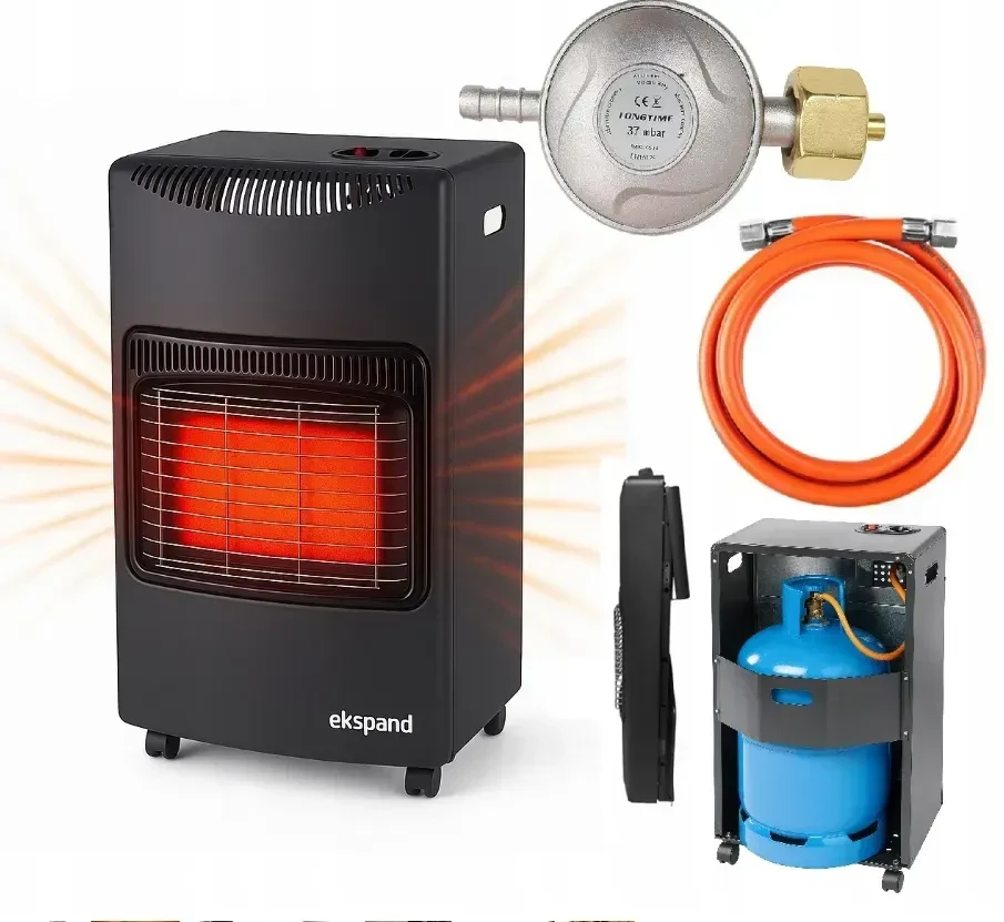 Газовий обігрівач Ekspand 4.2 кВт, п'єзозапал, Польща