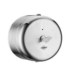 Металевий тримач диспенсер для туалетного паперу с центральним витягом