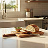 Кухонна та сервірувальна дощечка з ручкою "Кантрі Лонг" Робоча зона 25х15 см, фото 4