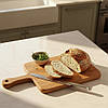 Кухонна та сервірувальна дощечка з ручкою "Кантрі Лонг" Робоча зона 25х15 см, фото 2