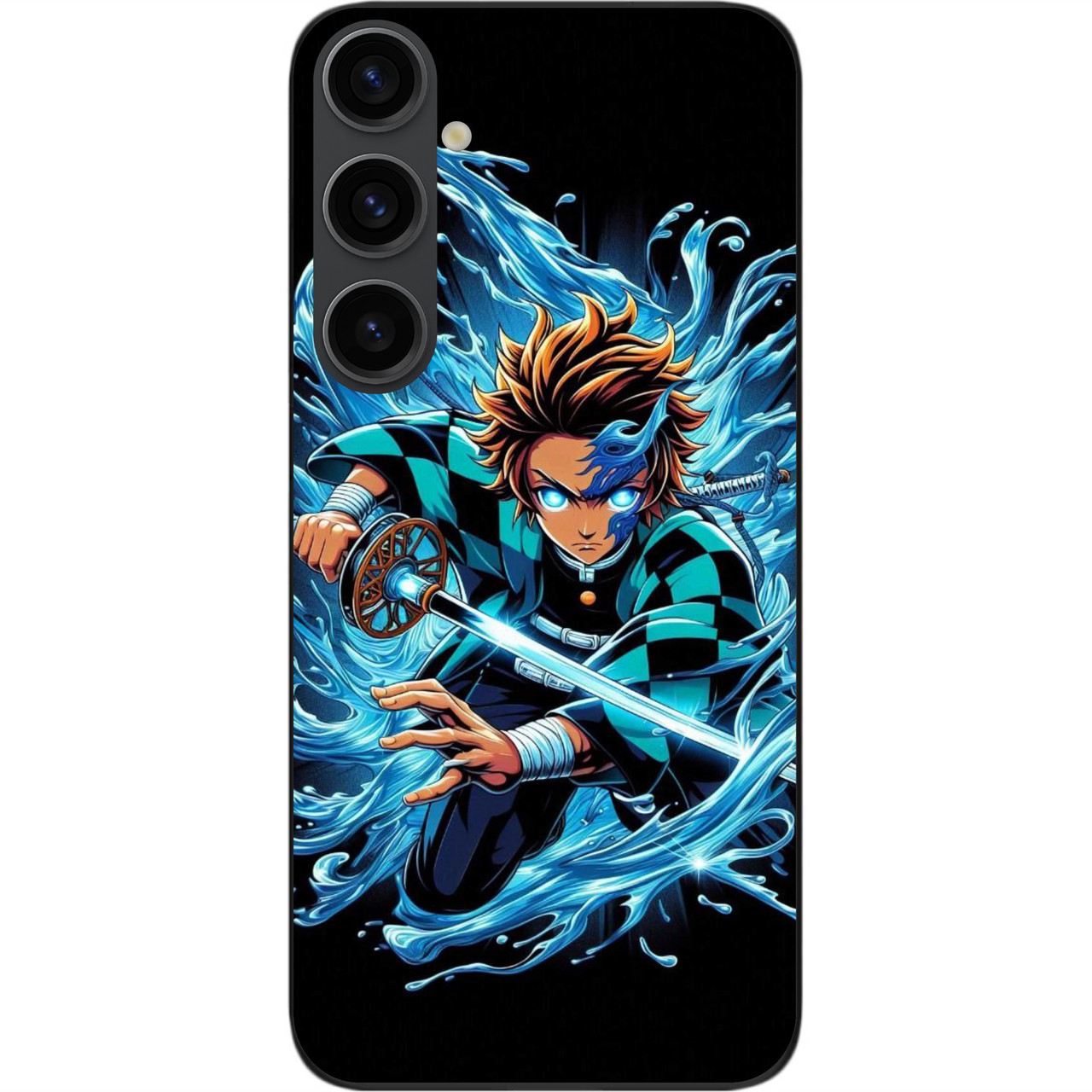 Силіконовий чохол Epik для Samsung Galaxy S25 FE з принтом Demon Slayer Водна лють, фото 1