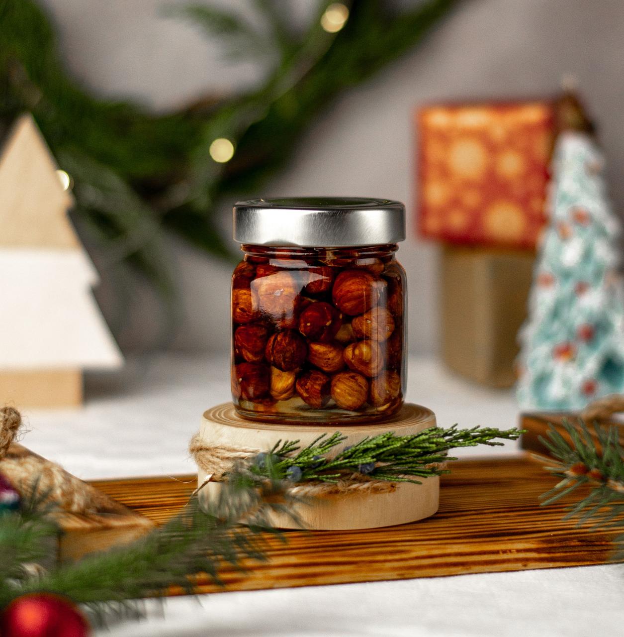 Фундук з акацієвим медом 200мл, фото 1