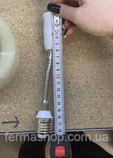 Подовжувач патрона Е27 (довжина 10см), фото 1