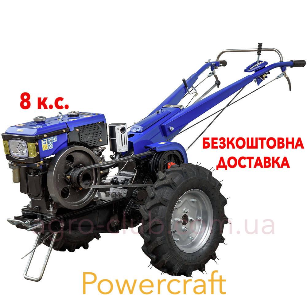 Мотоблок дизельний Powercraft МБ1080Д без фрези. (Заводська упаковка). БЕЗКОШТОВНА ДОСТАВКА !!!, фото 1