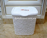 Контейнер для порошка"Ажур" Elif Plastik 383, Турция, белая