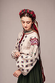 Лляна вишита сорочка "Поліська"