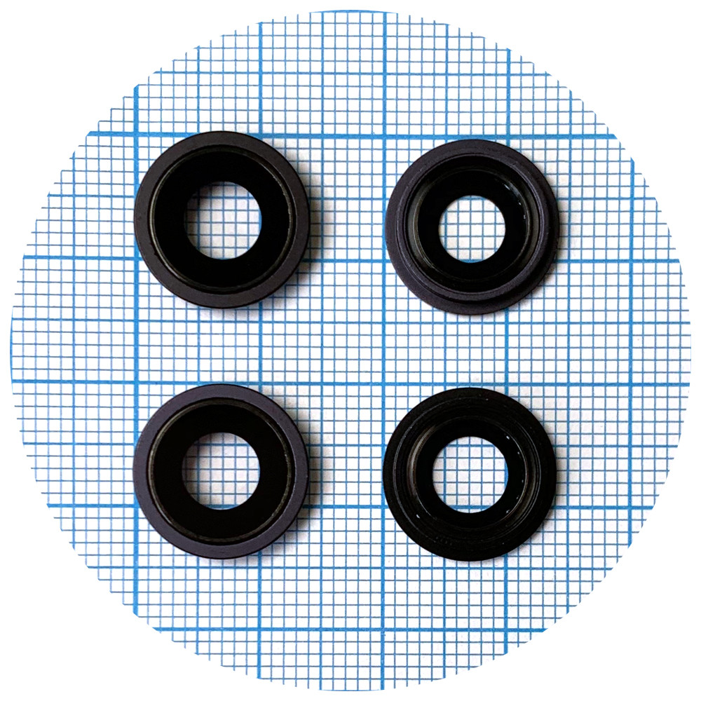 Скло камери Apple iPhone 13, iPhone 13 Mini (чорне з кільцем - 2 шт), фото 1