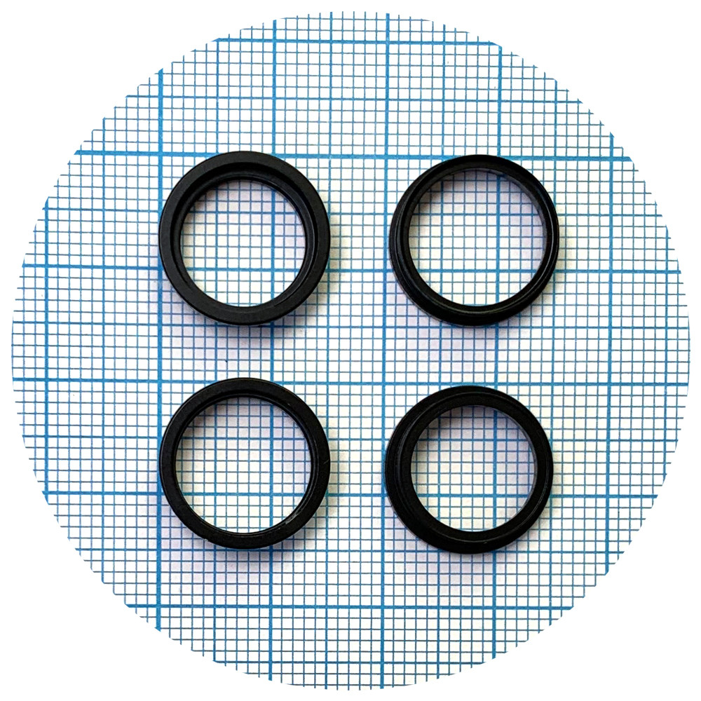Кільце скла камери Apple iPhone 14, iPhone 14 Plus (чорне комплект 2 шт), фото 1