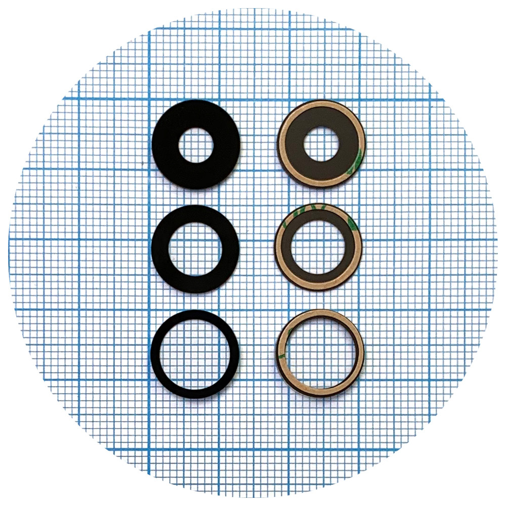 Скло камери Apple iPhone 14 Pro, iPhone 14 Pro Max (оригінал Китай - 3 шт), фото 1