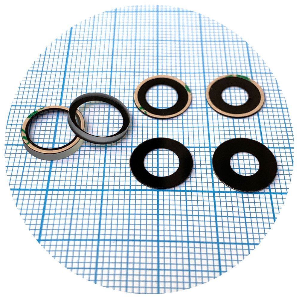 Скло камери Apple iPhone 13 Pro, iPhone 13 Pro Max (оригінал Китай - 3 шт), фото 1