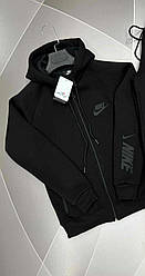 Тепла кофта на флісі Nike чорна М