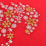 Подушка декоративна 50х50 см різдвяна Кінь Якість IDEIA, символ 2026 року червона, фото 9