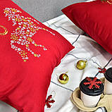 Подушка декоративна 50х50 см різдвяна Кінь Якість IDEIA, символ 2026 року червона, фото 10