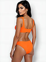 ОПТ Купальник топом рубчик Z.Five 9350 помаранчевий 36-44 на 42 44 46 48 50 розмір, фото 2