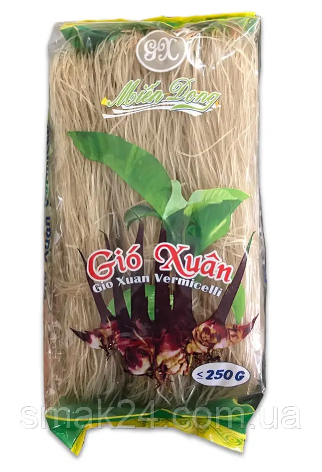 Фунчоза локшина "скляна" з крохмалю Амаранта Mien Dong Gio Xuan 250 г В'єтнам