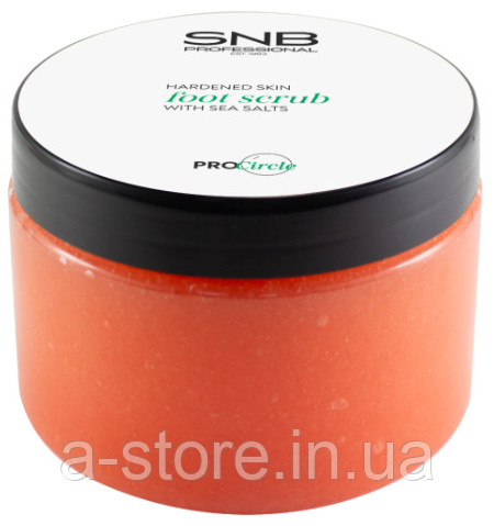 СКРАБ ДЛЯ СТОП З МОРСЬКОЮ СІЛЛЮ SNB, 300 МЛ, фото 1