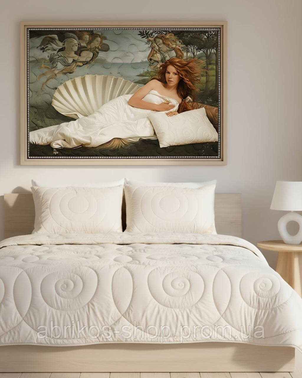 Престижна, тепла, високоякісна ковдра з вовни меріноса Merinofil Medium-220 х 200 (Словіння), фото 1