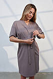 Халат - кімоно для вагітних та годування Violet грейдж, фото 3