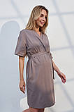 Халат - кімоно для вагітних та годування Violet грейдж, фото 4