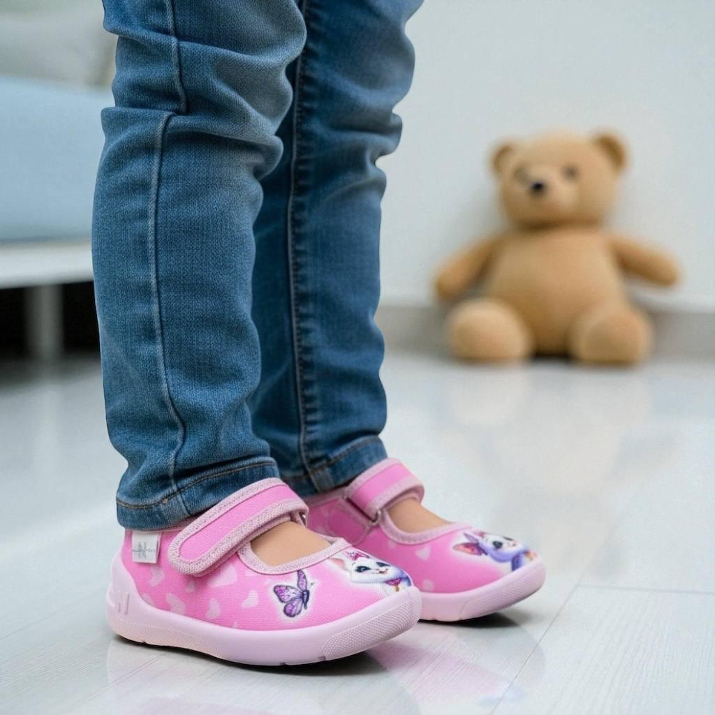 Waldi дитячі капці в садку та для дому, текстильне взуття для дівчат Розмір: 21-25, фото 1