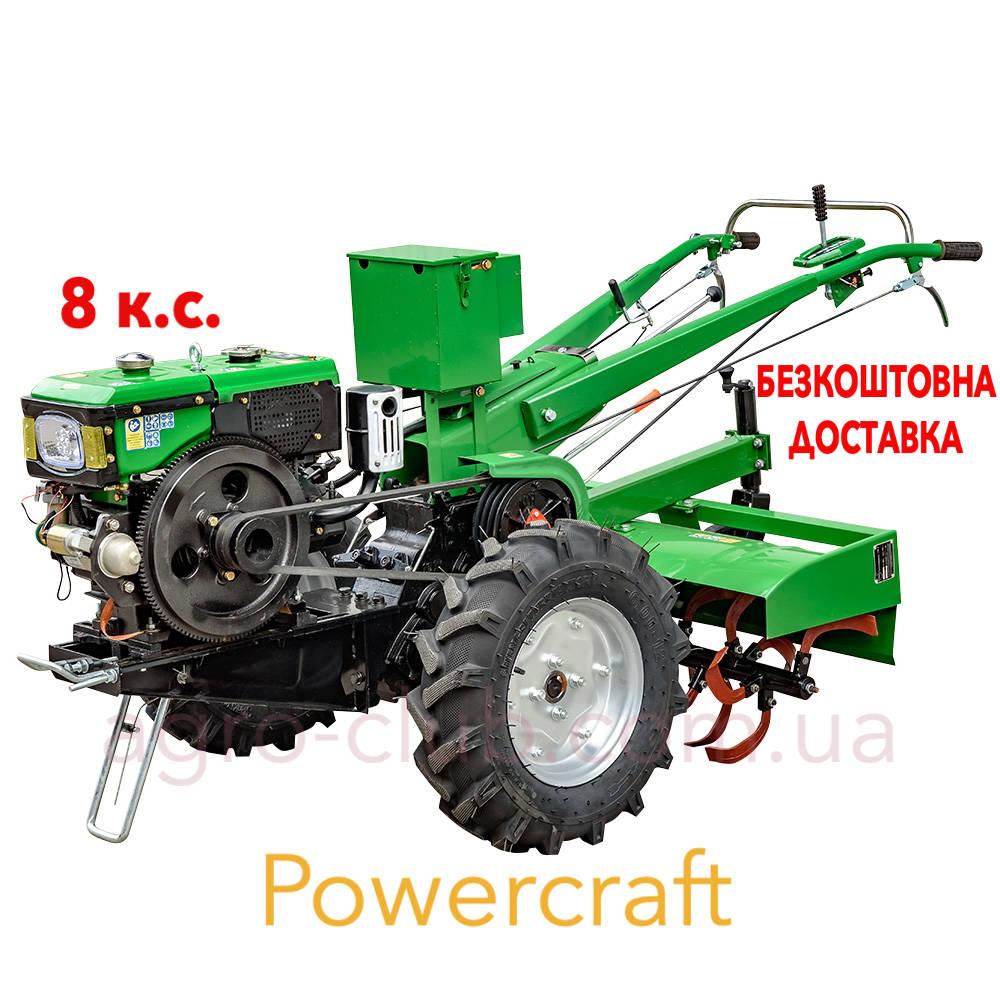 Мотоблок дизельний Powercraft МБ1080ДЕ з фрезою. (Заводська упаковка). БЕЗКОШТОВНА ДОСТАВКА !!!, фото 1