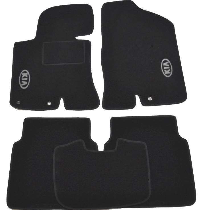 

Текстильные коврики в салон на Kia Optima 2010-, Черный