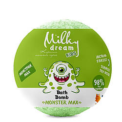 Бомба для ванн kids "Монстрик Max" 100 г Milky Dream