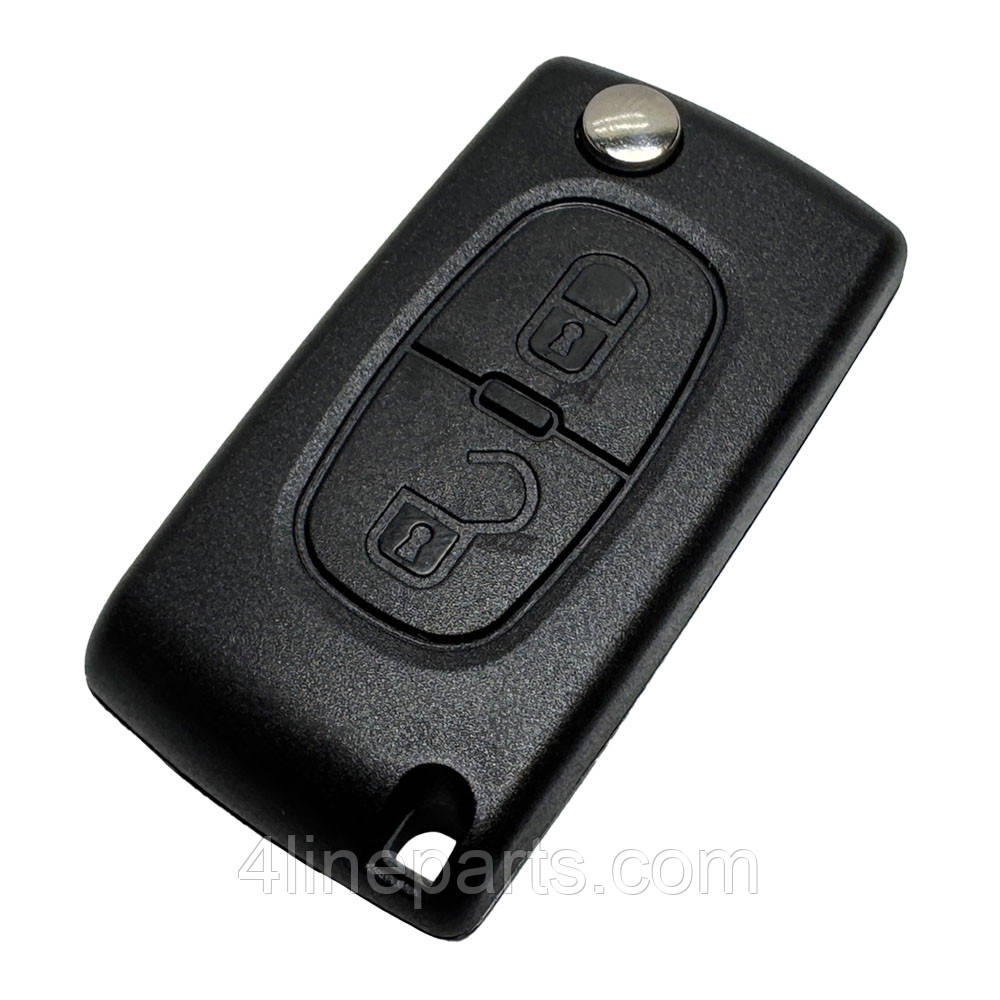 Ключ викідний брелок 307 Peugeot HU83 CE0536, фото 1