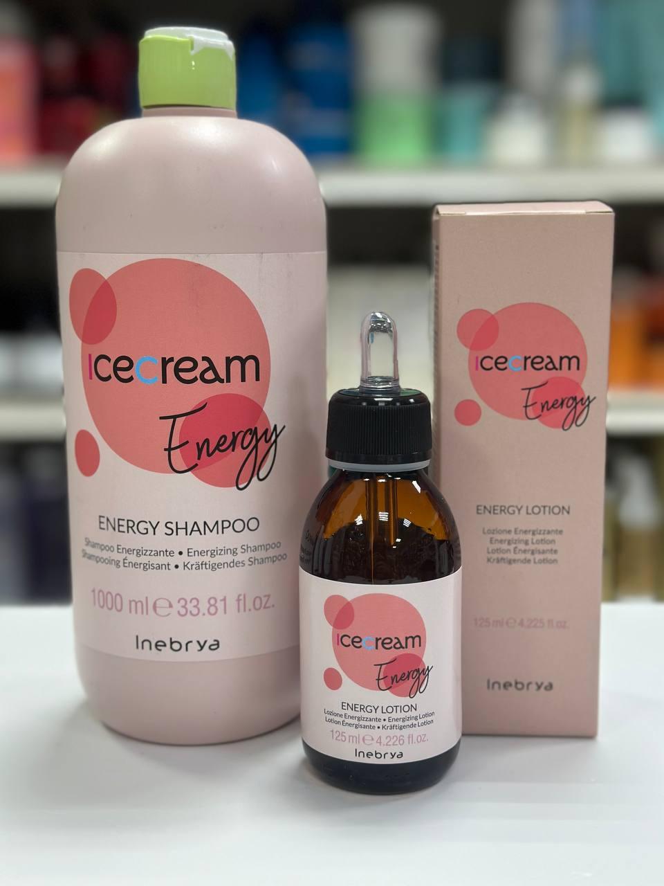 Набір проти випадіння волосся Inebrya Ice Cream Energy