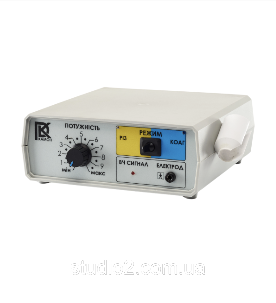 Радіочастотний коагулятор КАМОП (модель АКМЕ-М50-1.76 БІ) з тримачем 0.8 мм., фото 1