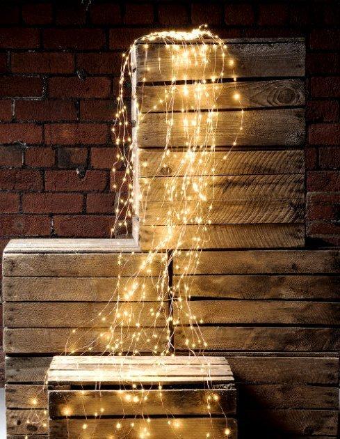 Гірлянда Хвіст дріт (тепло-біла)