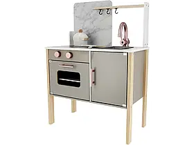 🎁 Дитяча дерев’яна кухня Lupilu з аксесуарами | Сірий колір | Німецька якість Lidl