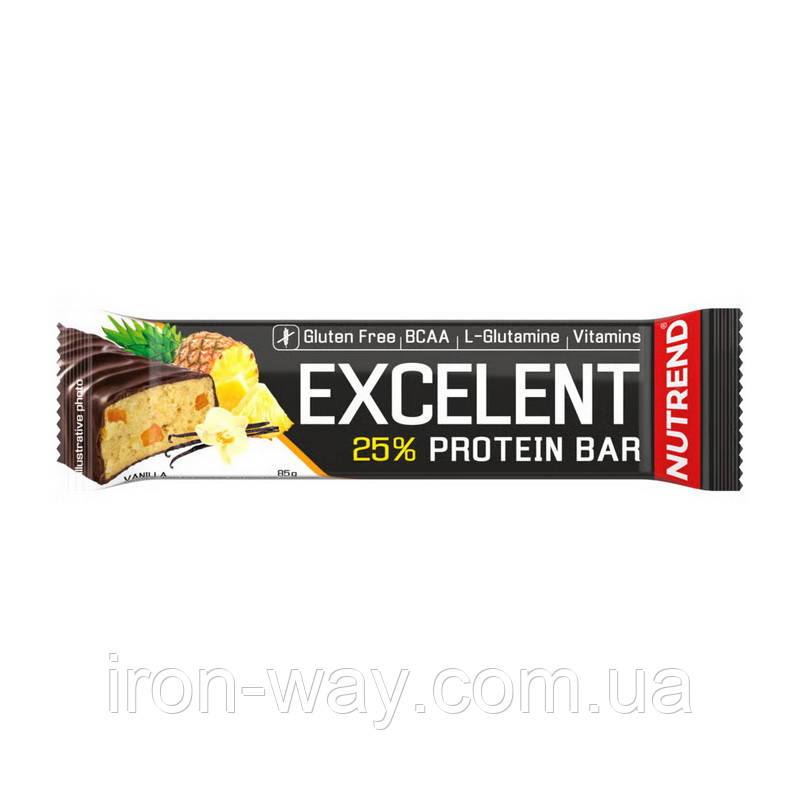 Nutrend Excelent Protein Bar (85 g, vanilla with pineapple), фото 1