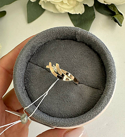 Гарнітур зі срібла із золотою напайкою та камінчиком фіаніту Онісія