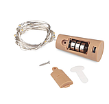 LED-гірлянда “Пробка” 2 м, 20 LED, на батарейках, тепле жовте світло, фото 6