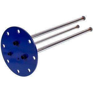 Фланець під сухі тени для бойлера AEG D зовнішній = 180mm L трубок = 410/410/406mm (під анод М6), фото 1