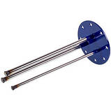 Фланець під сухі тени для бойлера AEG D зовнішній = 180mm L трубок = 410/410/406mm (під анод М6), фото 2