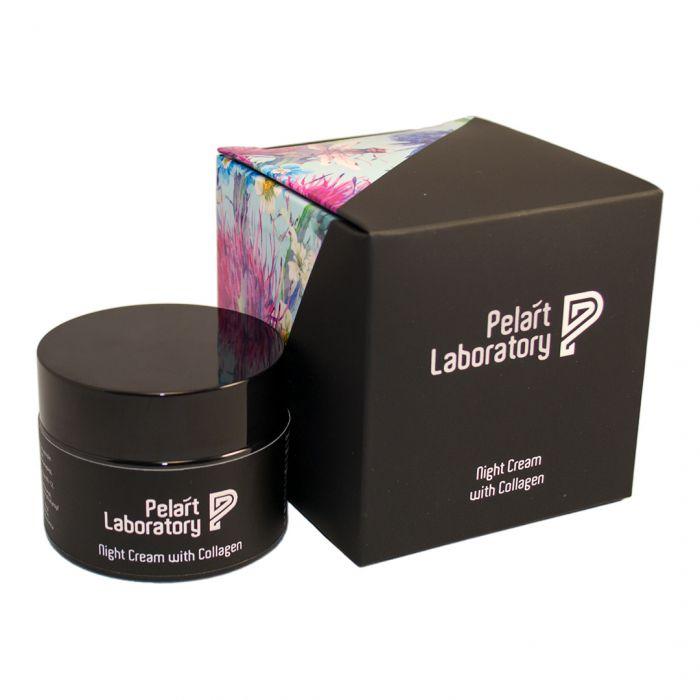 Пеларт Нічний крем для обличчя з колагеном Pelart Laboratory Trifolium Pretense Line Night Cream With Collagen