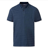 Футболка-поло з бавовняного піке для чоловіка Livergy LIDL 382021 S темно-синій